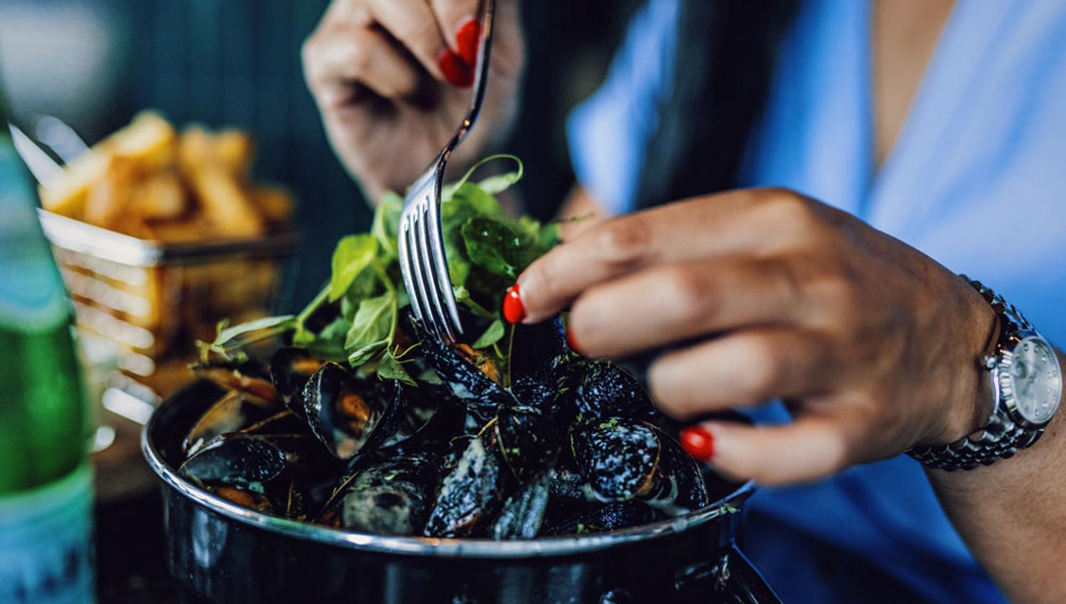 shellfish served at Social bar & bistro in Langesund