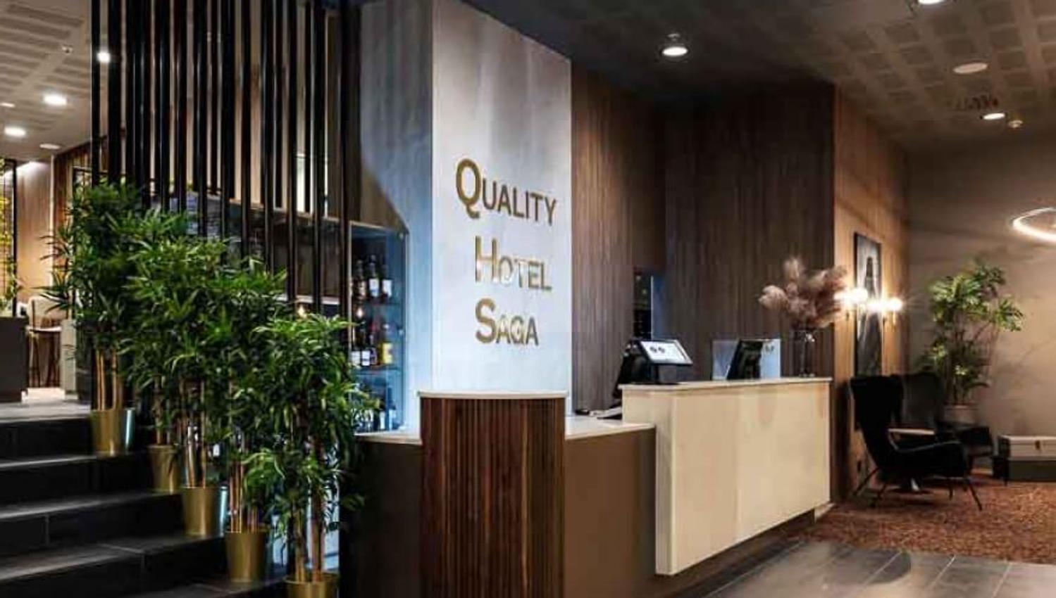 Lobby at Quality Hotel Saga in Tromso