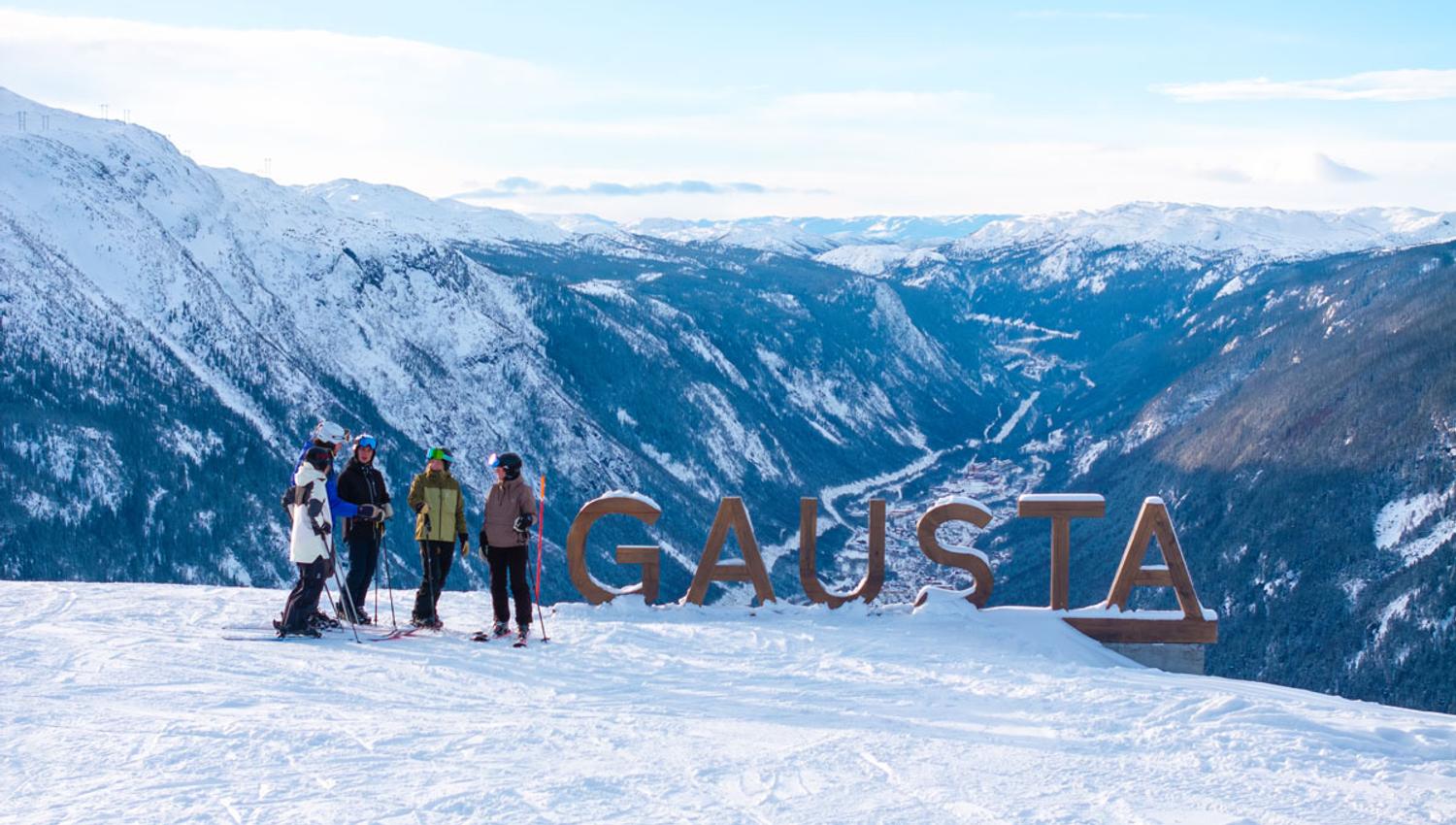 Gausta skisenter i Rjukan