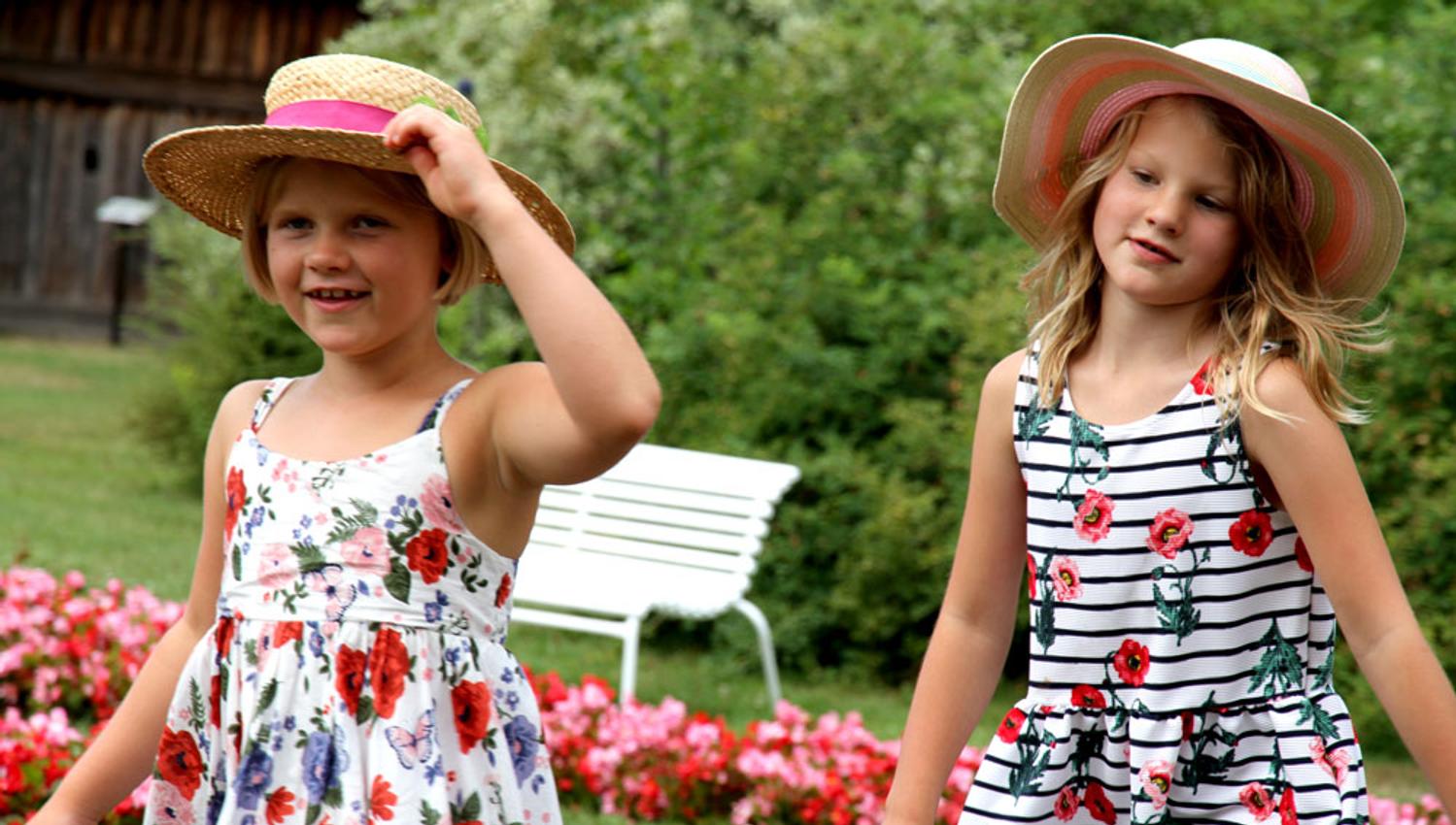2 jenter i rosariet i Brekkeparken