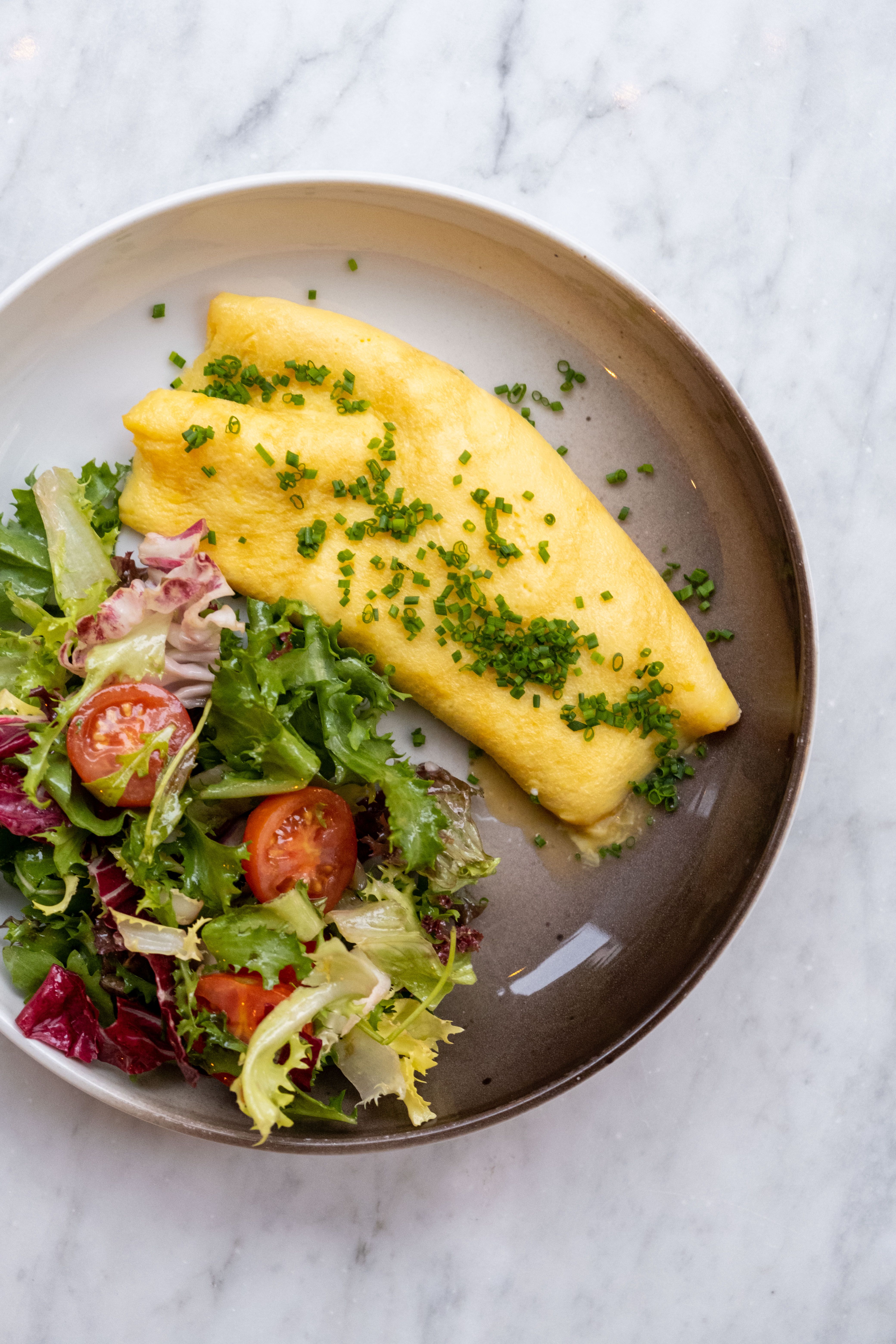 French omelette in several tasty varieties