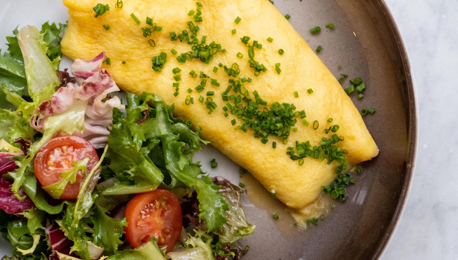 French omelette in several tasty varieties