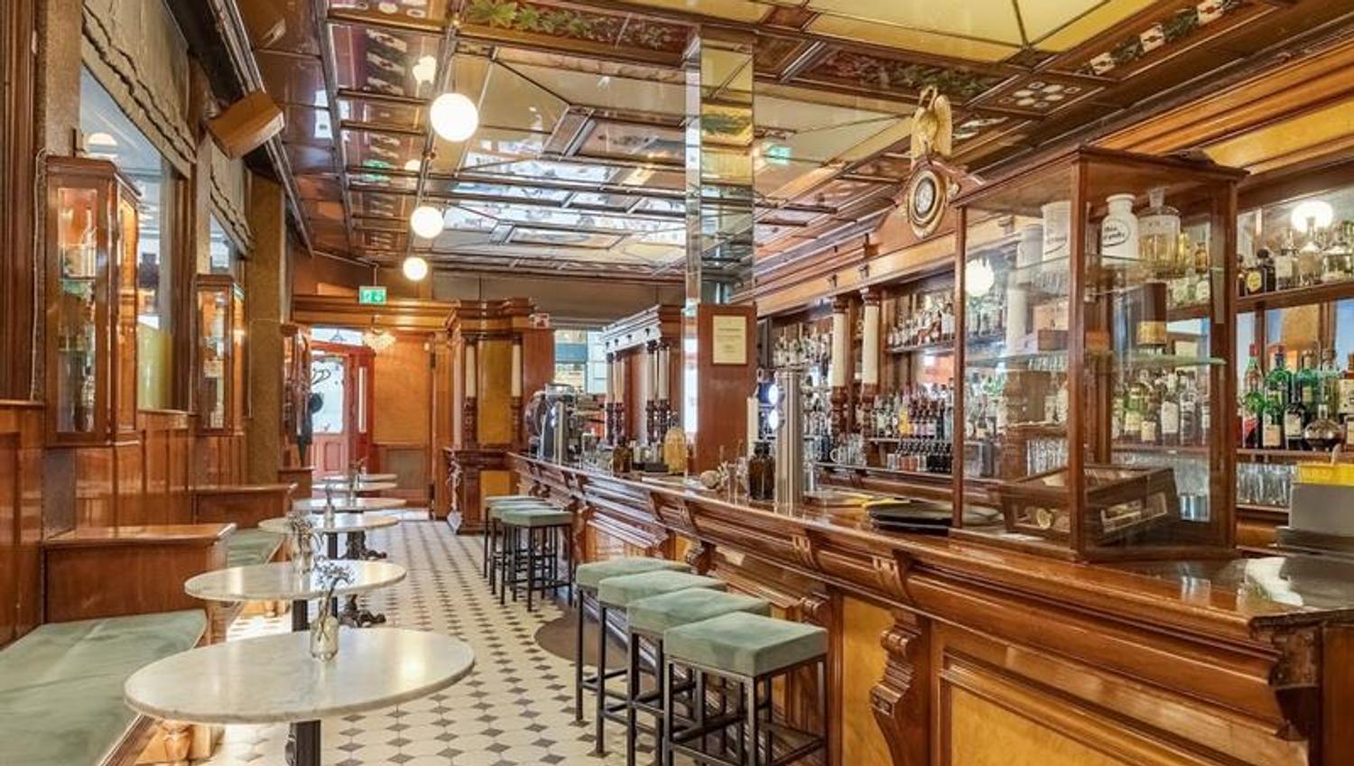 the bar