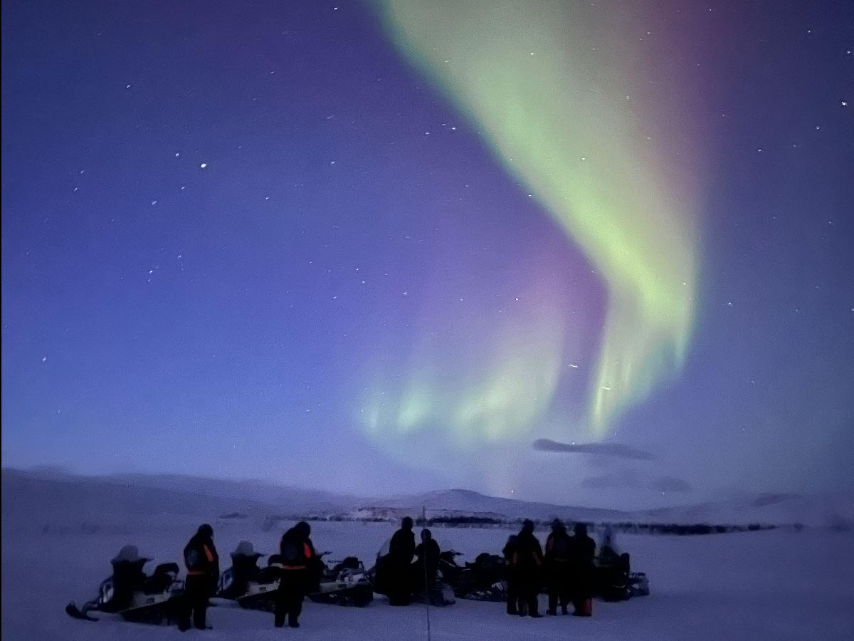 Kveld skutertur i vakre Skibotndalen