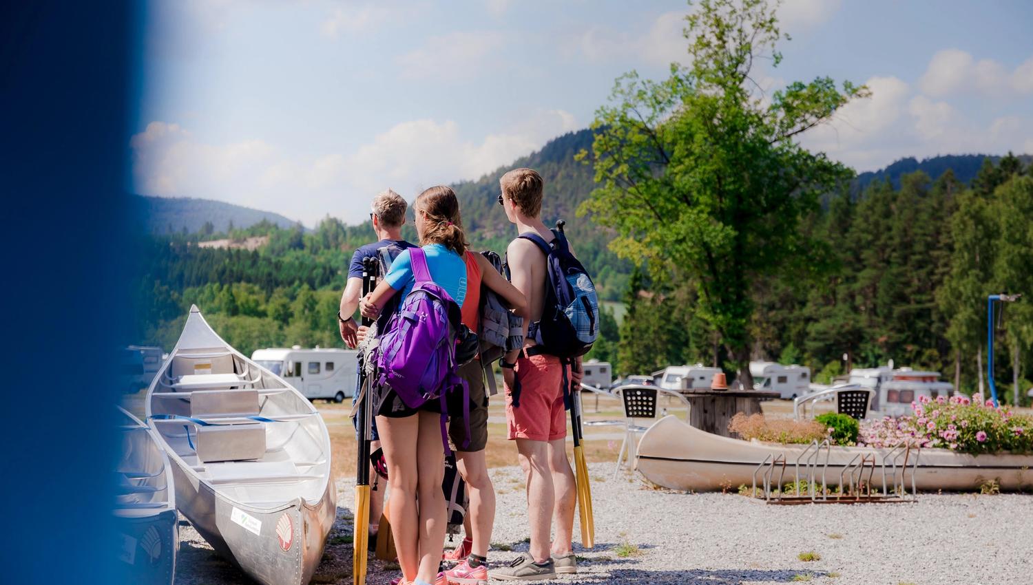 Kano og kajakkutleie på First Camp Lunde - Telemark