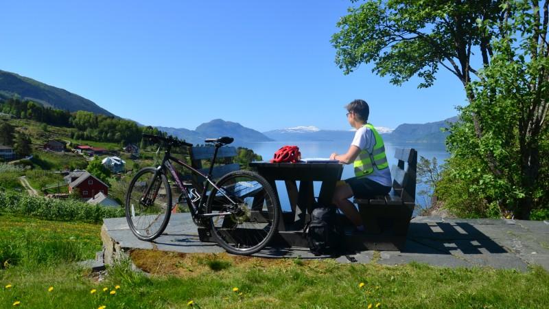 Utsikt mot Hardangerfjorden