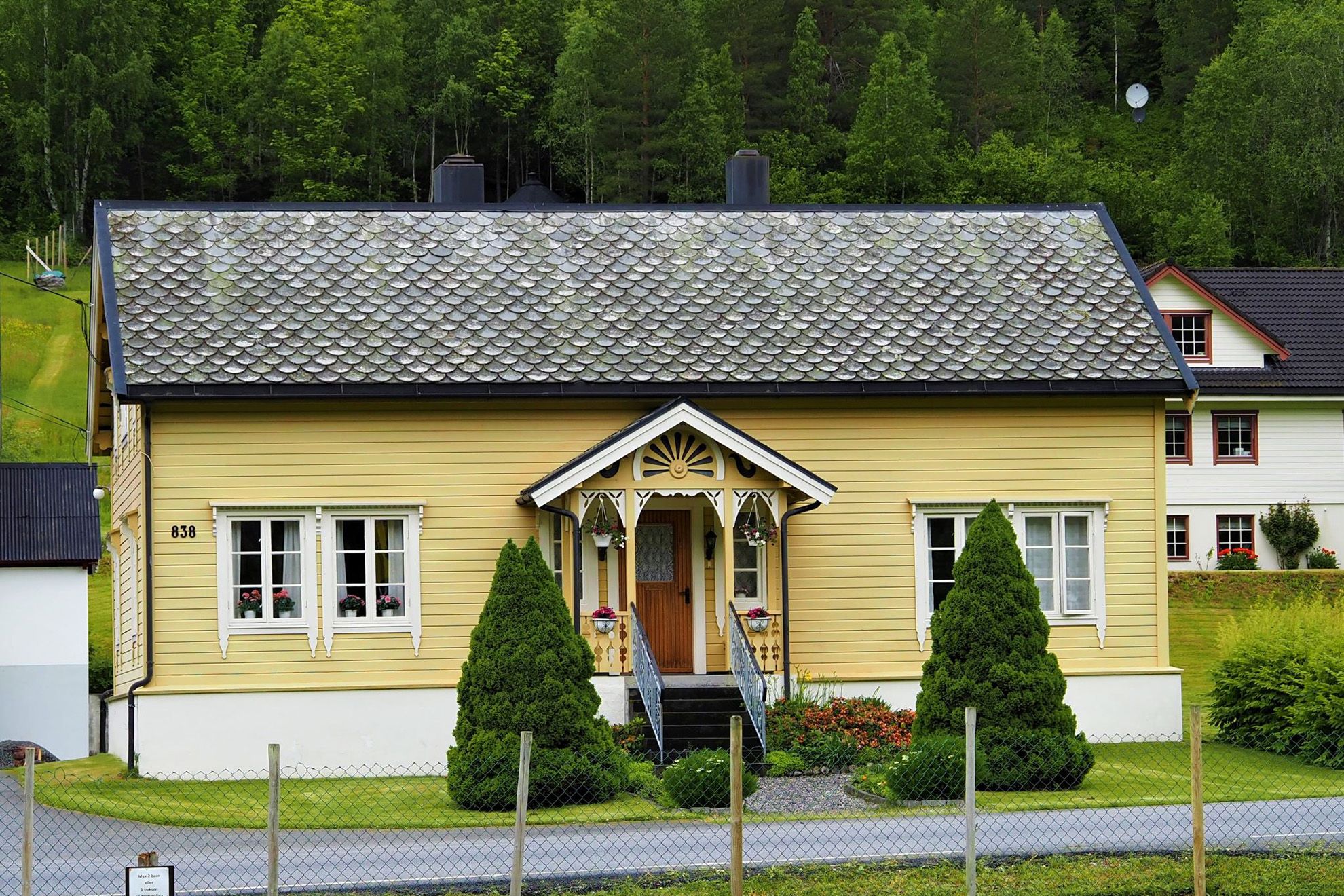 Hovedhuset på Gjerde Camping i Valldal.