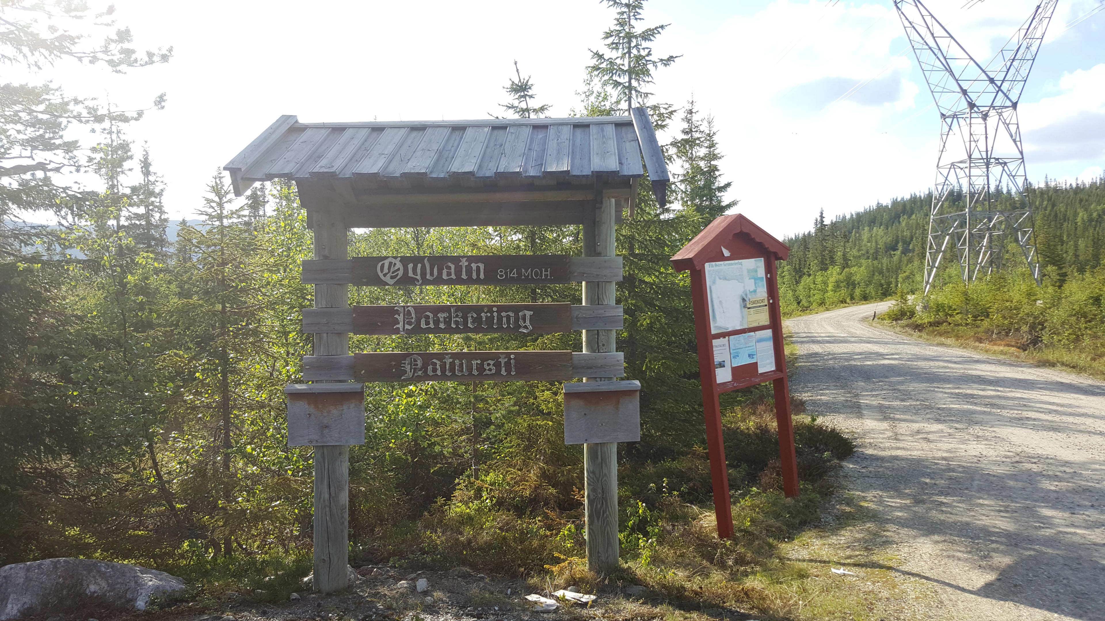 Vassfaret Natursti parkeringsplass