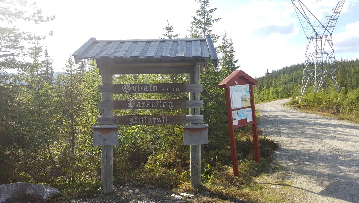 Vassfaret Natursti parkeringsplass