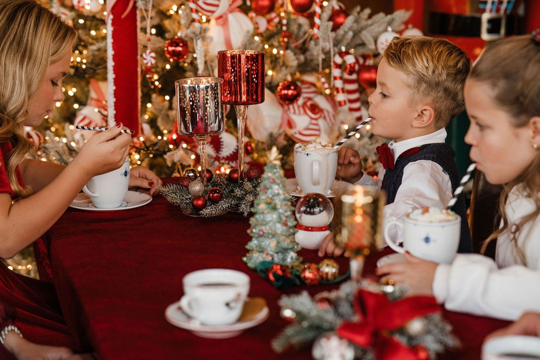 barn på julehuset Jonas B Gundersen i Porsgrunn