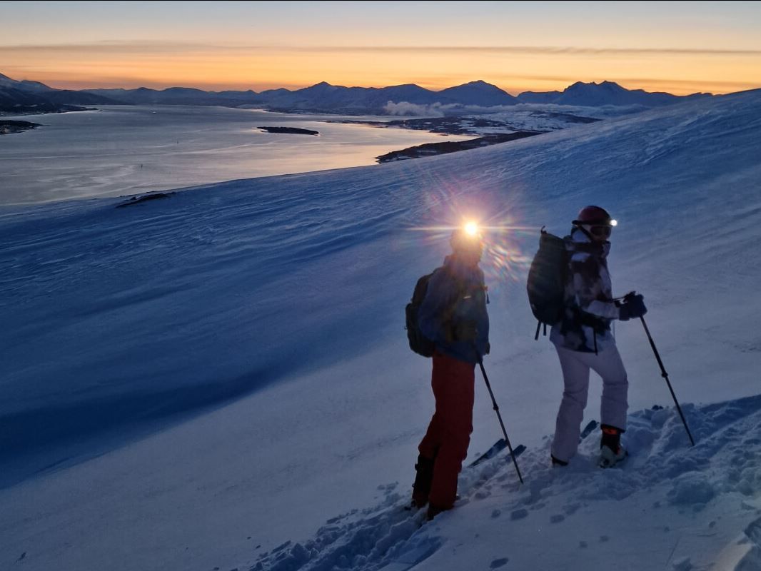 Guests take a break and take in the view