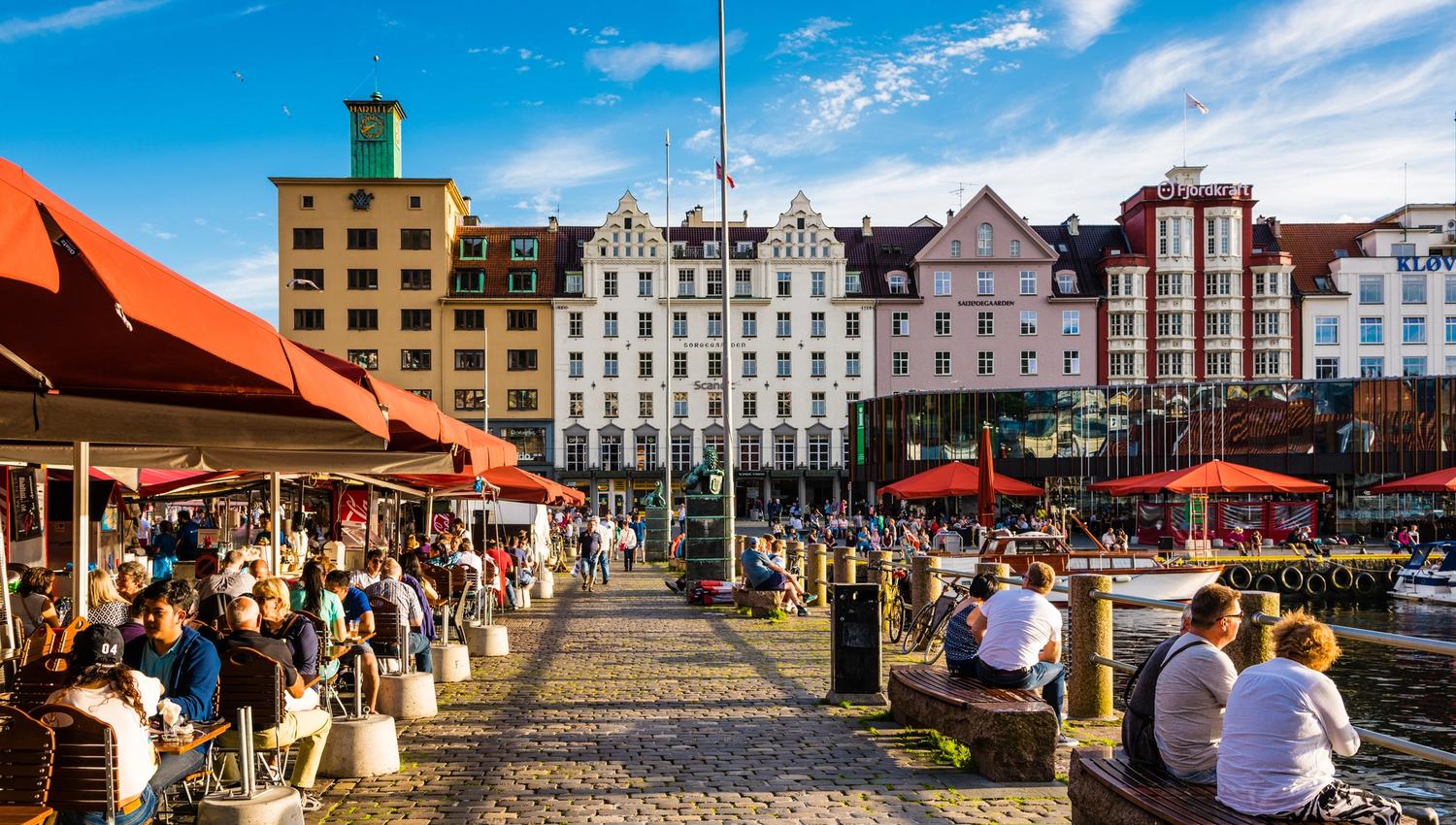 Fisketorget og Mathallen i Bergen
