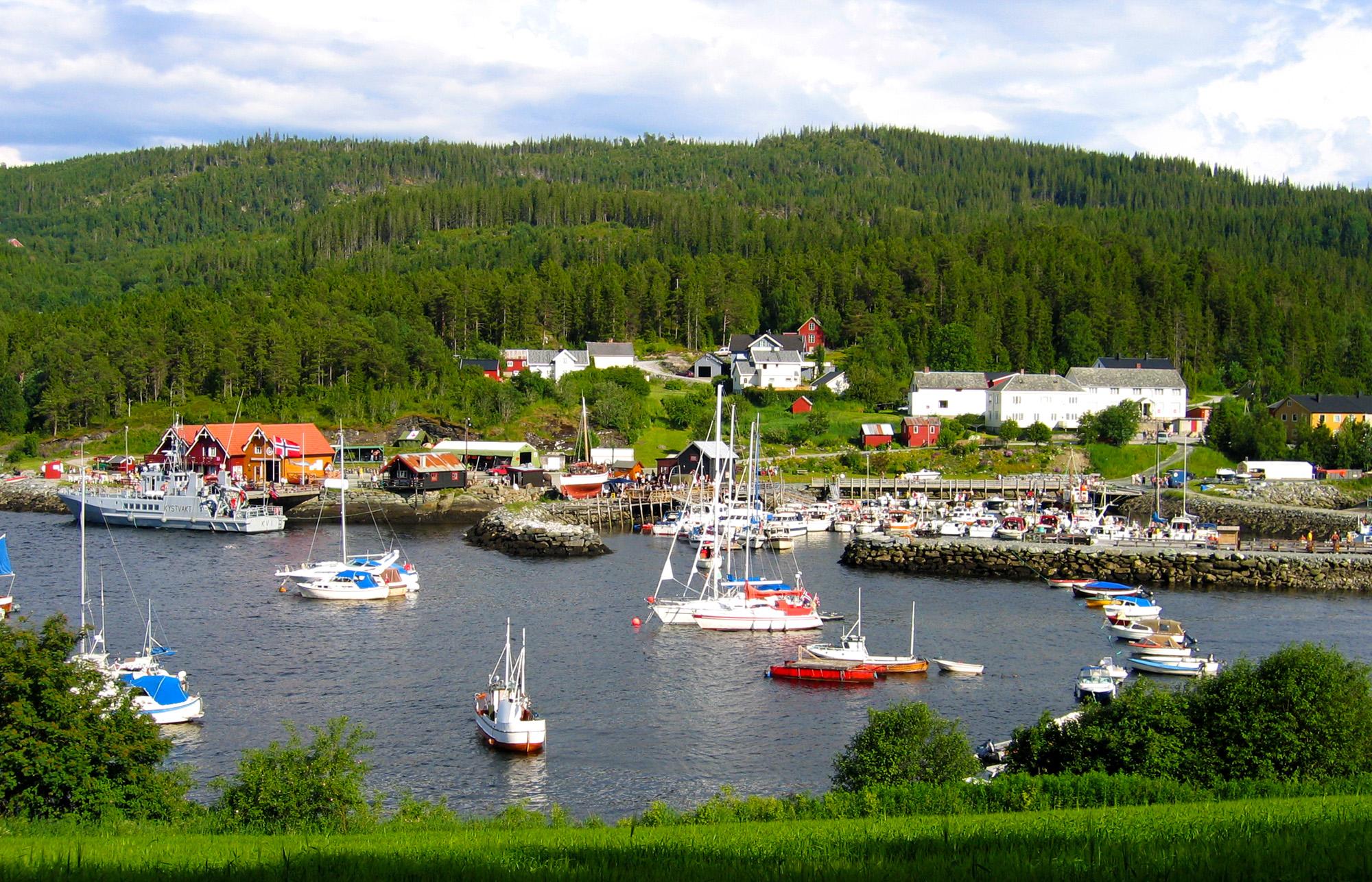 Oversiktsbilde over Kjerknesvågen Kai