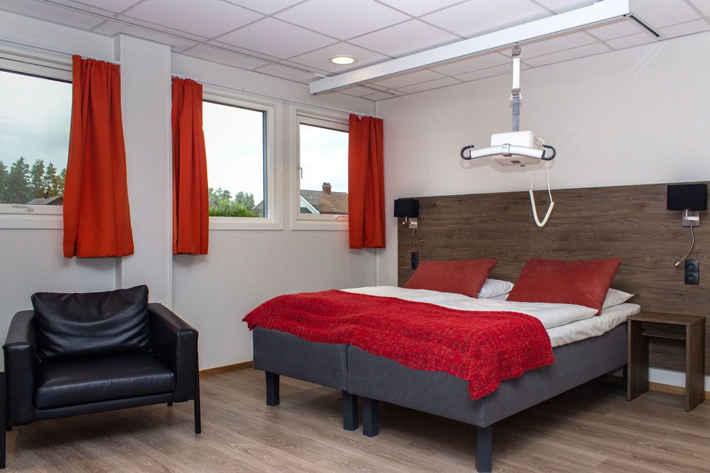 tilrettelagt soverom på Hotell fritidsparken