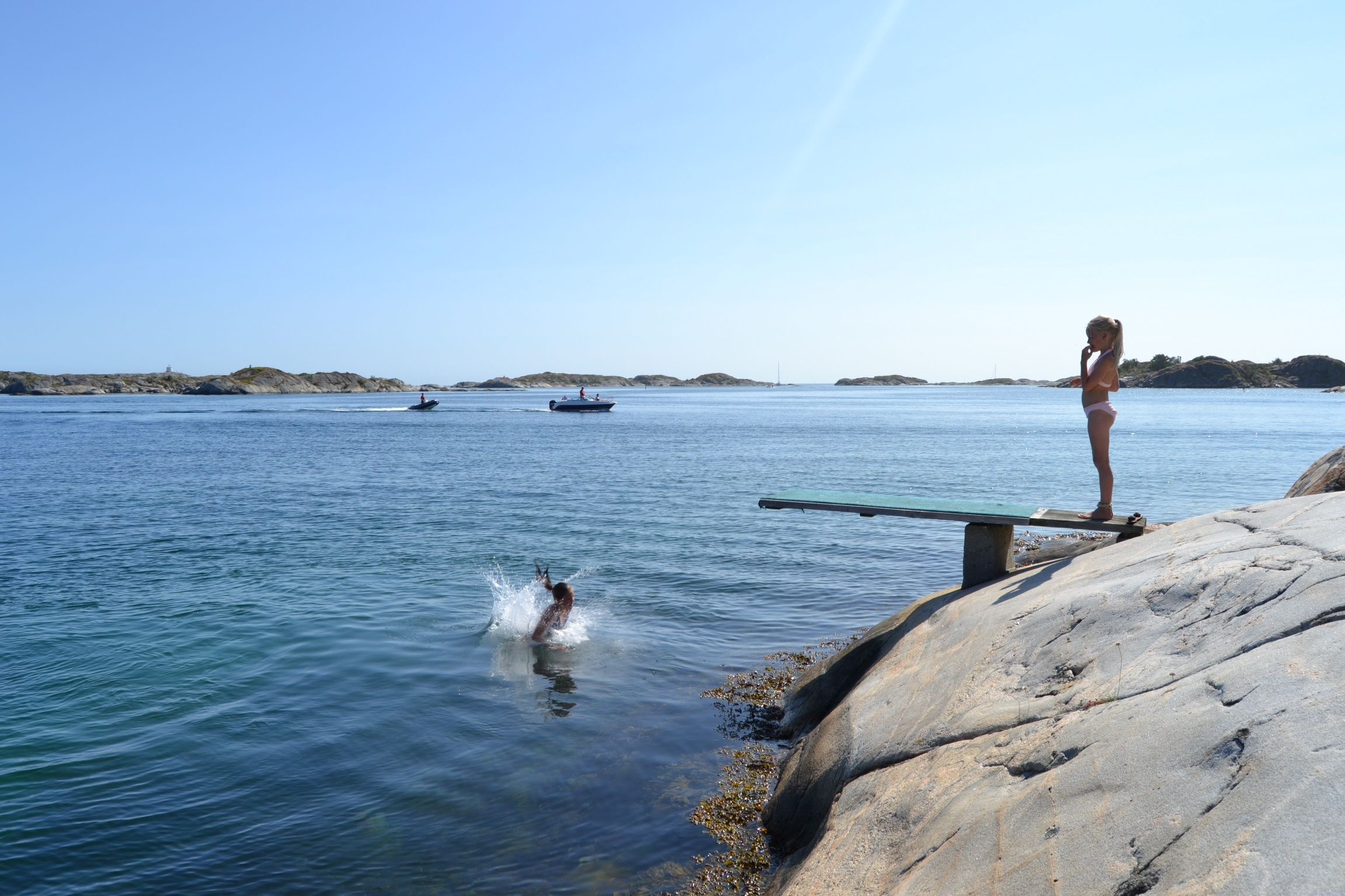 Swimming i Brekkestø