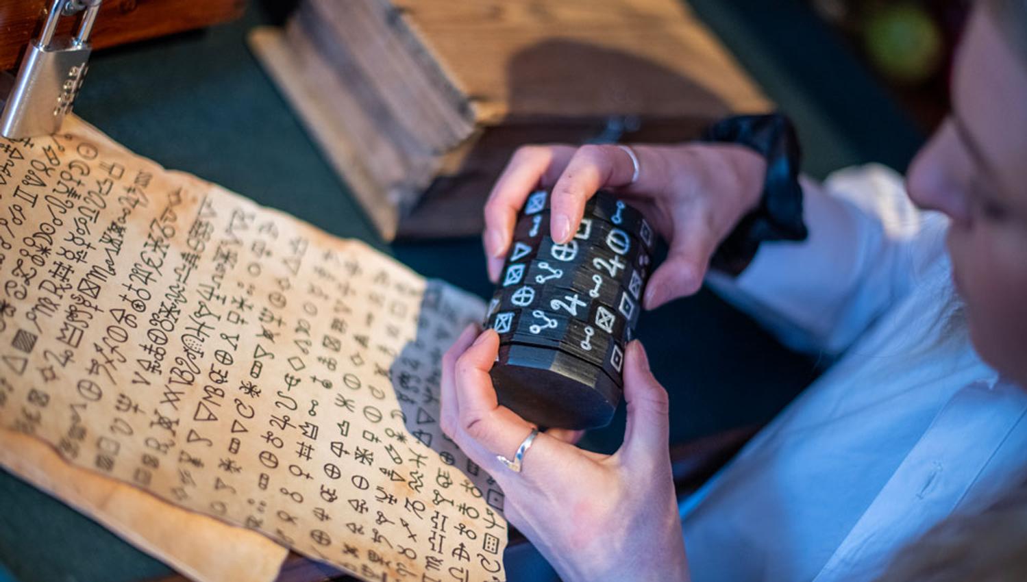 utstillingsobjekt på Søndre Brekke hovedgård i Skien