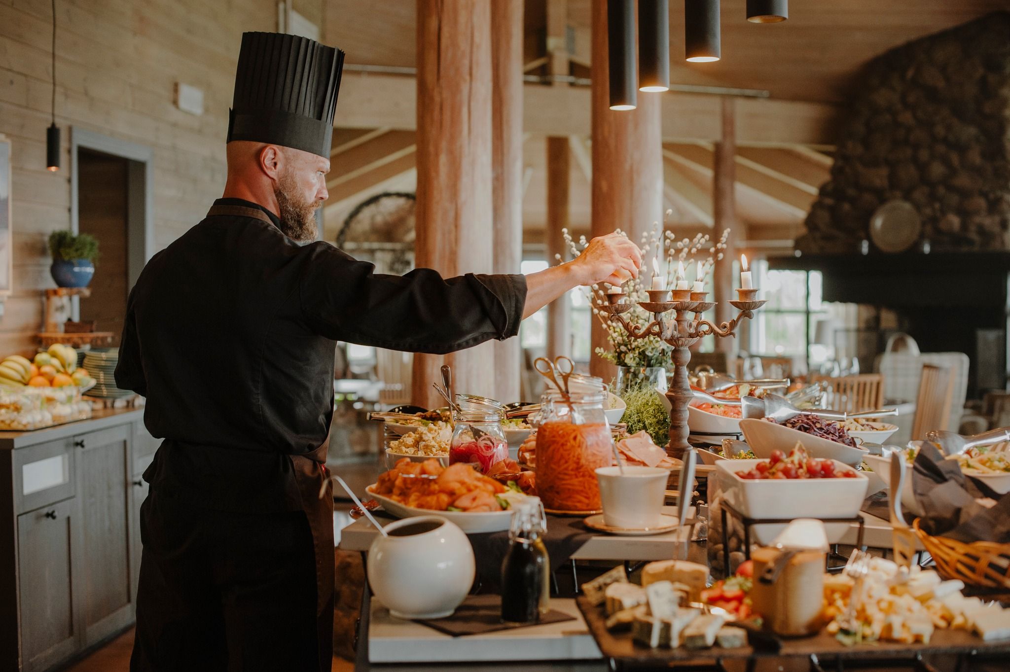 Kokk på Finnskogtoppen