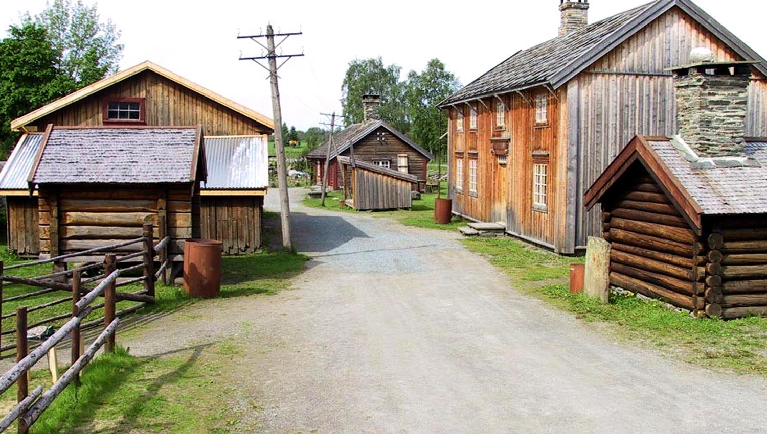 Stiklestad Nasjonale Kultursenter - The folk museum With several building