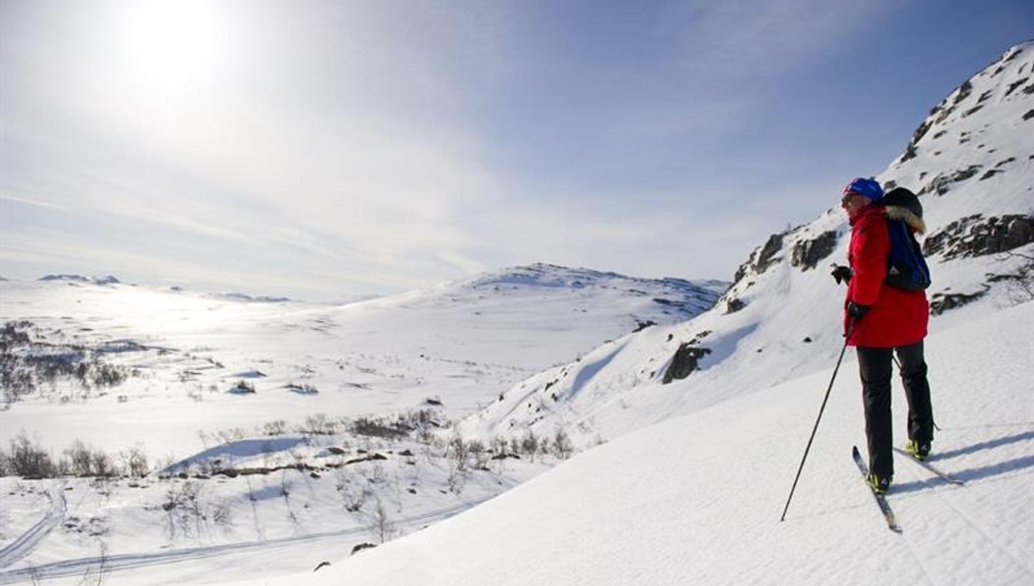 Med egnet utstyr kan du ta en avstikker fra løypa