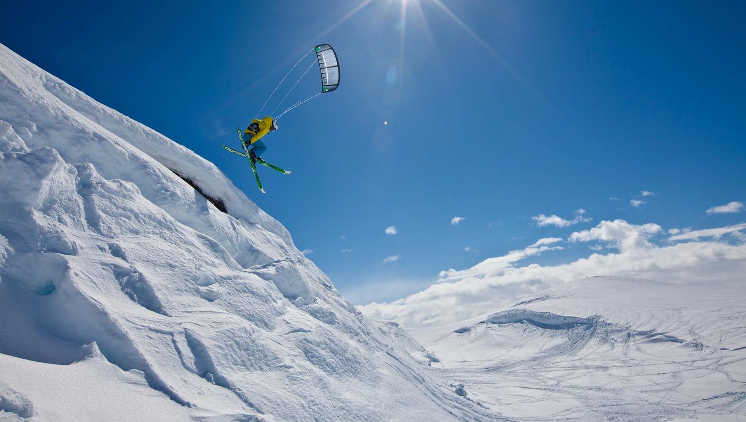 Snowkiting 1