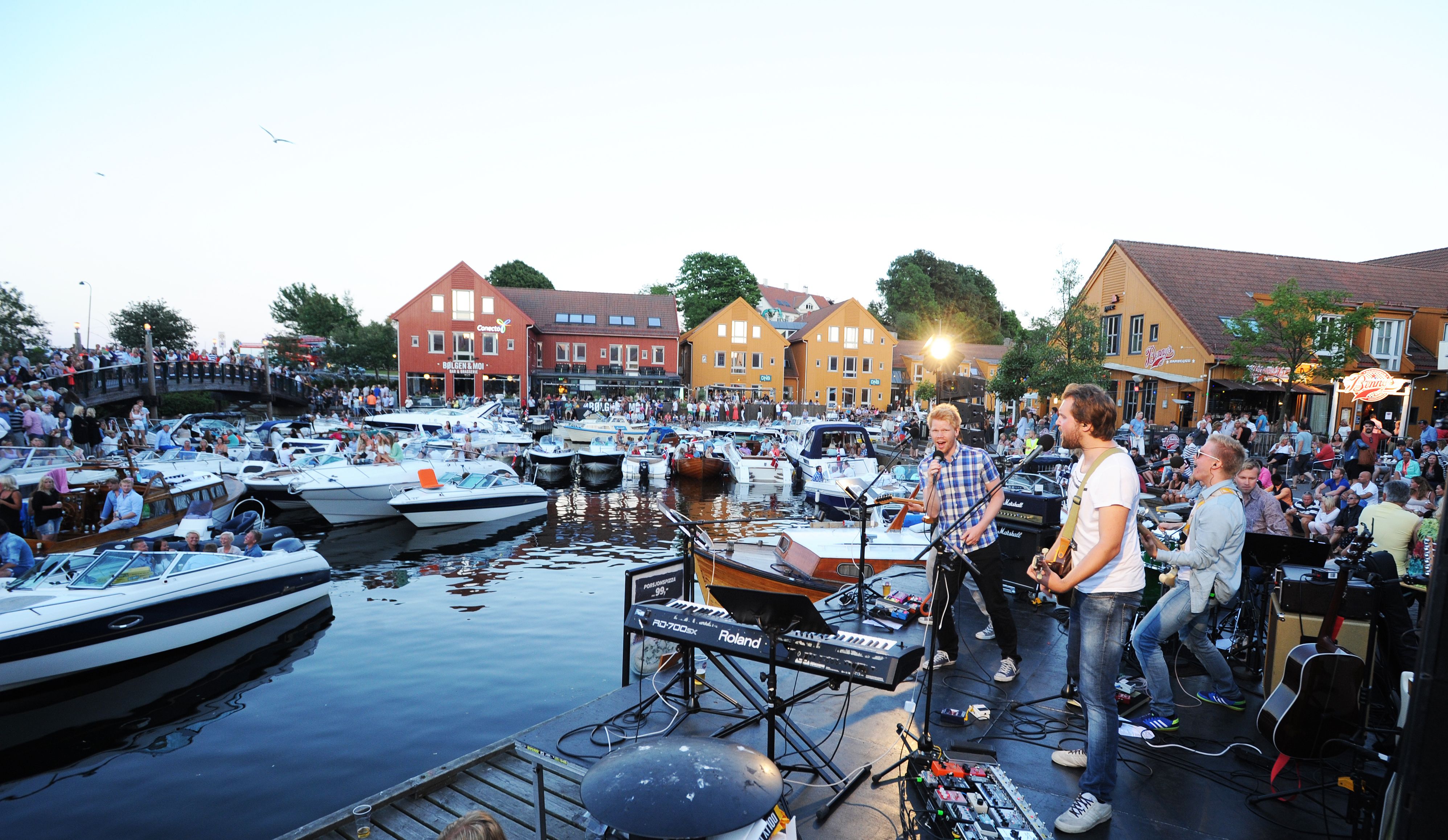 Konsert på Fiskebrygga