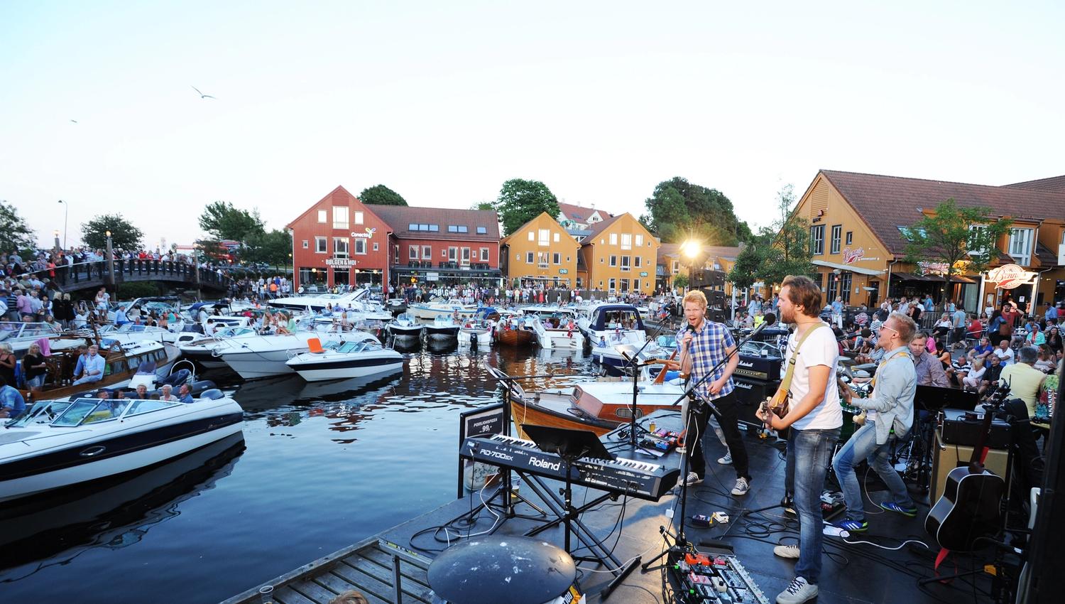 Konsert på Fiskebrygga