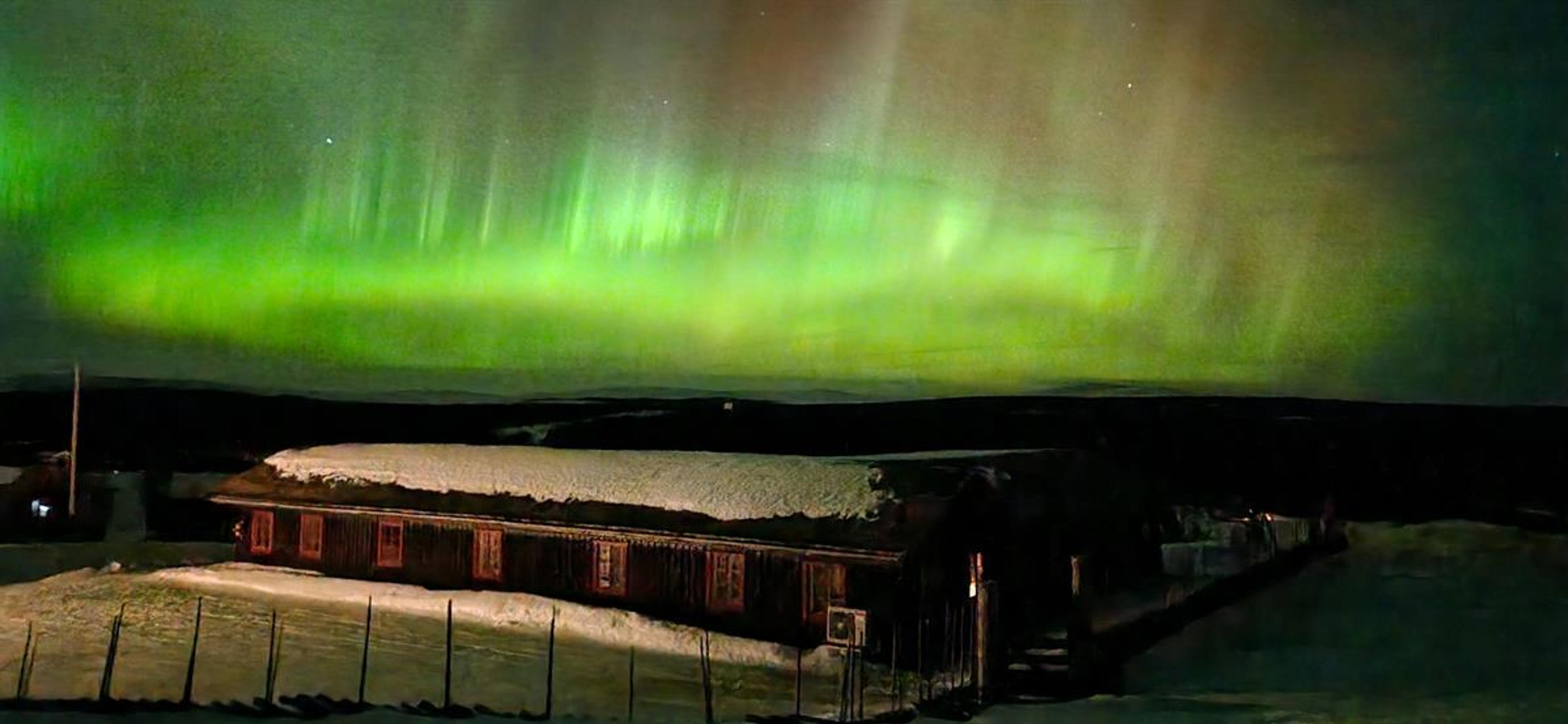 The northern light at Skotten Seter