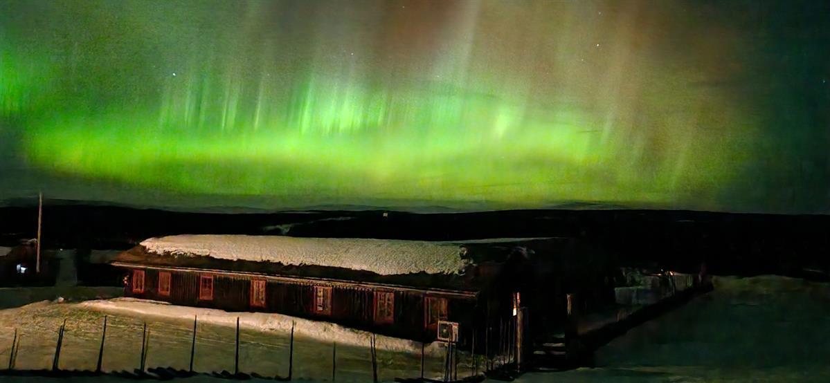 The northern light at Skotten Seter