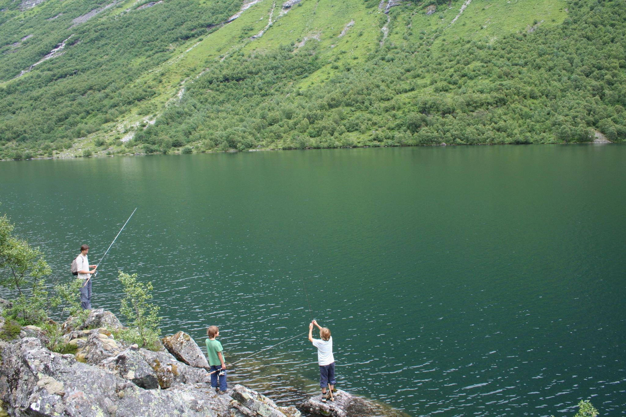 Fisking på Hellesylt