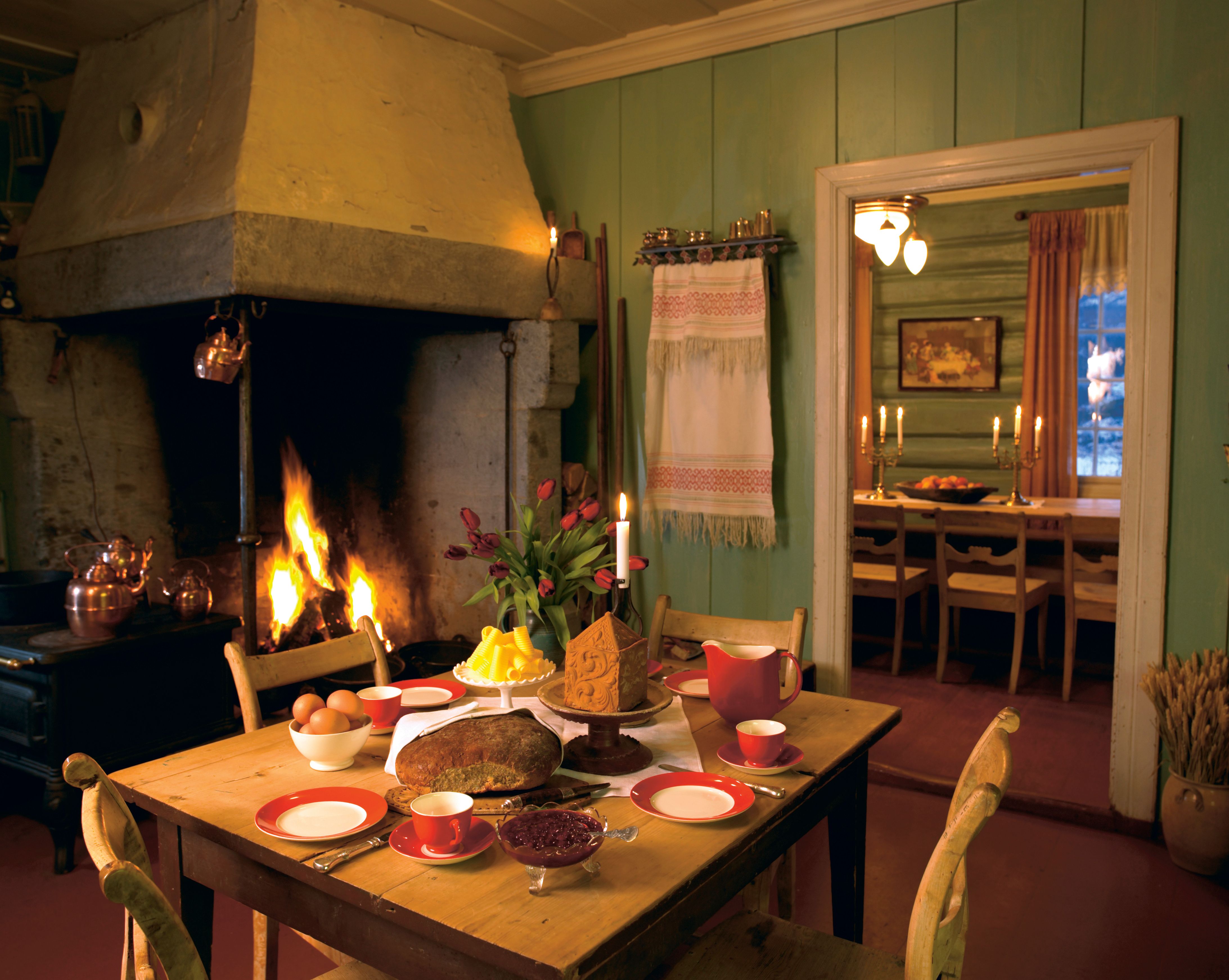 Frokosten er servert på Sygard Grytting