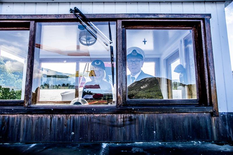 wheelhouse on the veteran boat MS Fram 