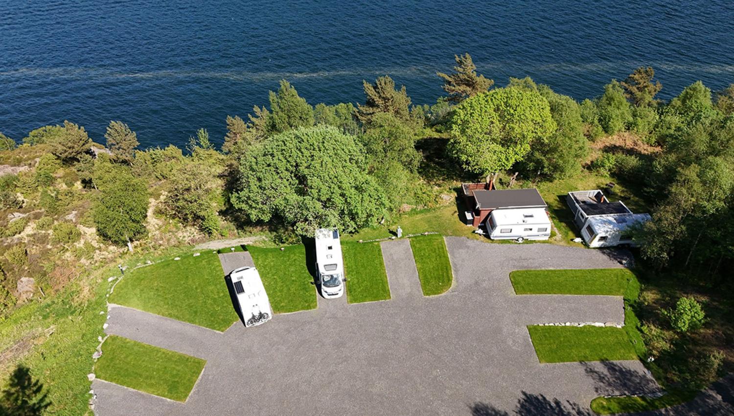 Plass for bubilar ved Langenuen Motel & camping