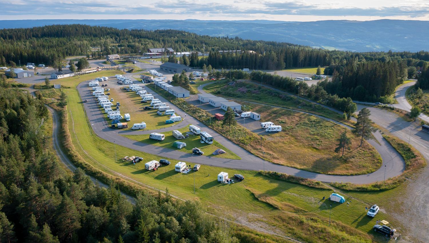 Camping i Lillehammer, Birkebeineren skistadion