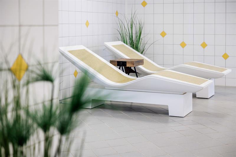 wellness area in the water park in Langesund