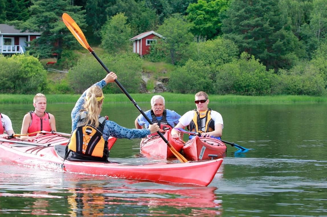 Kayaking with Tine Raisbæk in Vestfold and Telemark