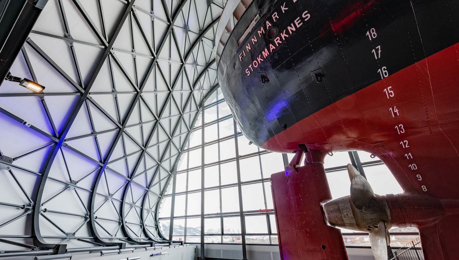 Propellen på MS Finnmarken