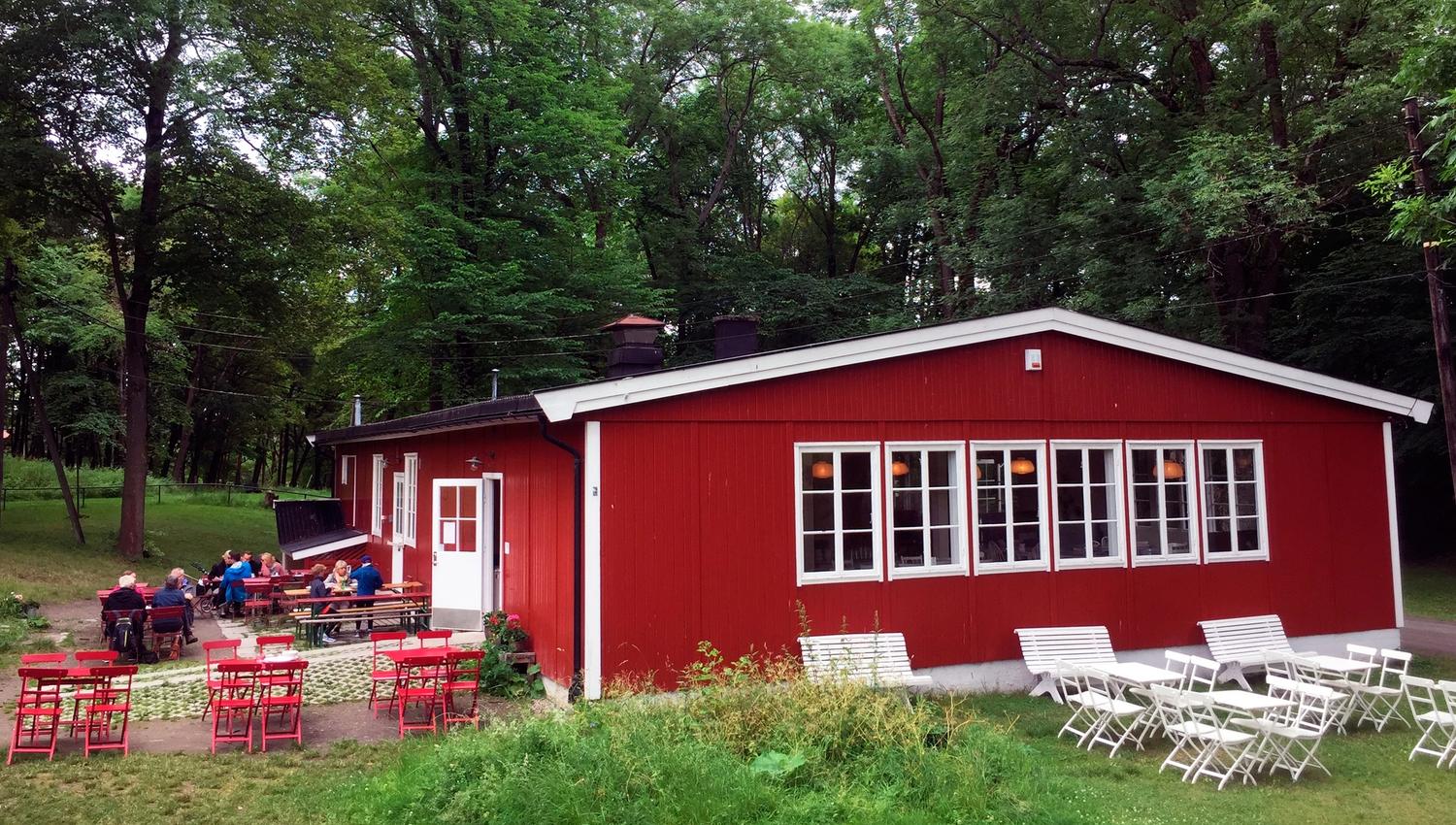 Kaféeksteriør.