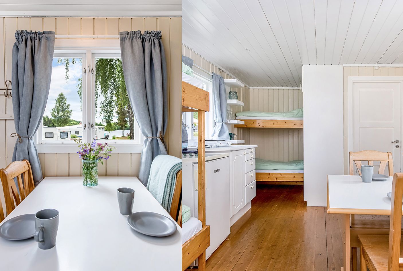 Hytte på Sløvika camping