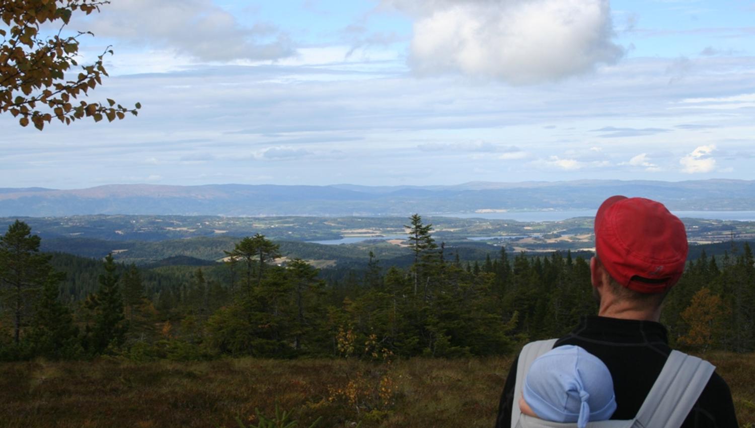 På toppen