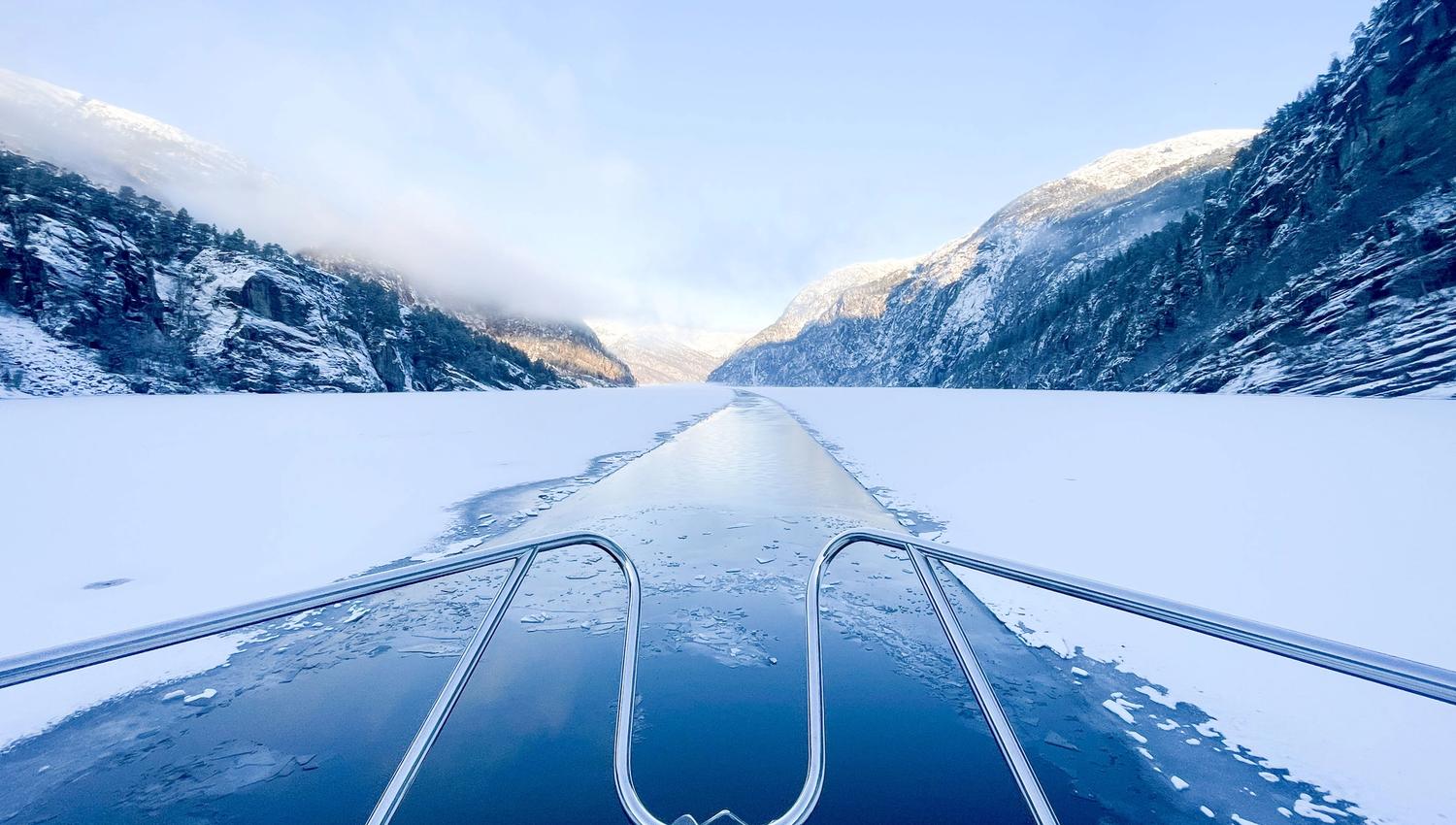 Winter on the fjord