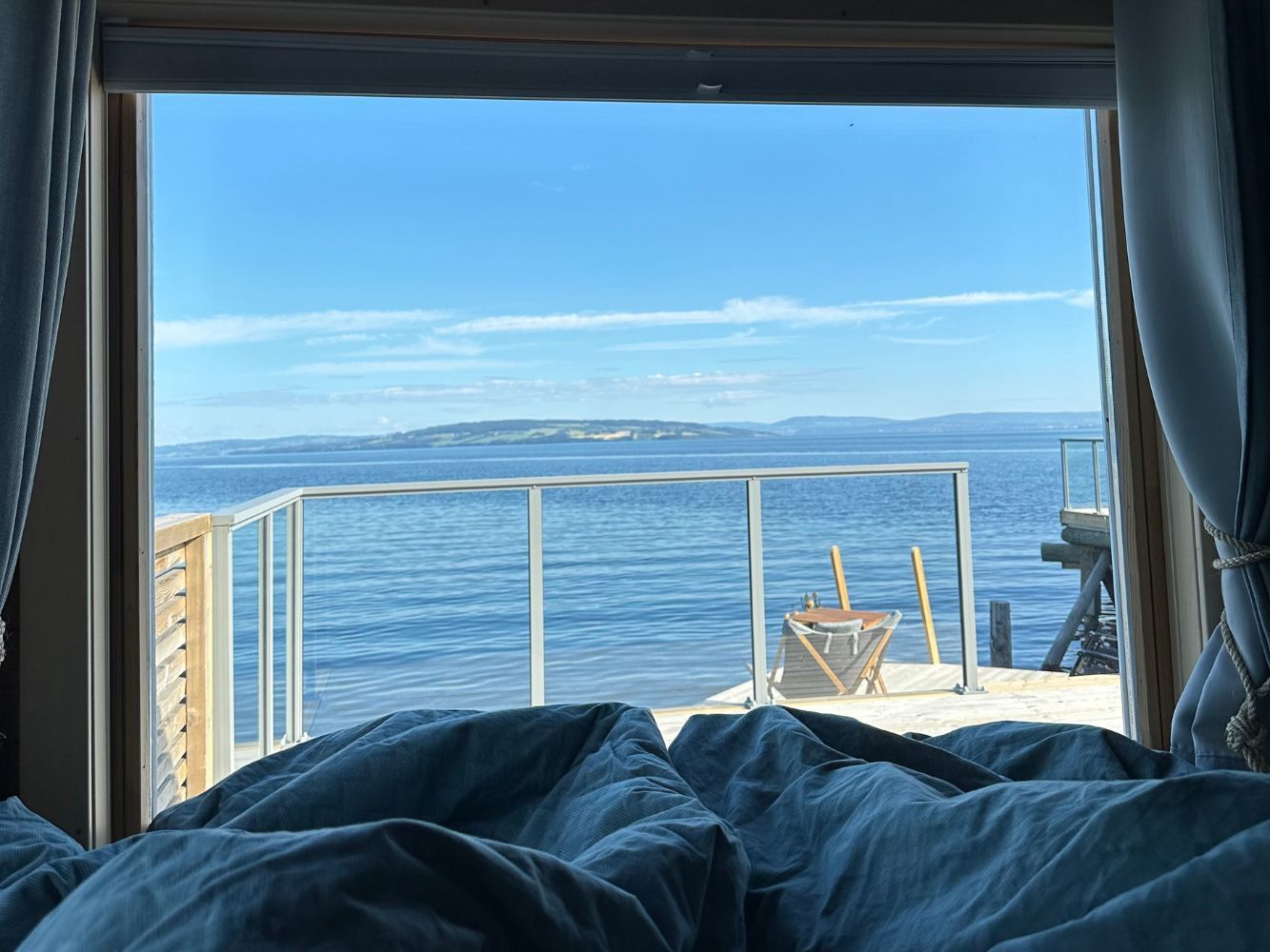 Panoramahytter i Evjua Strandpark, utsikt