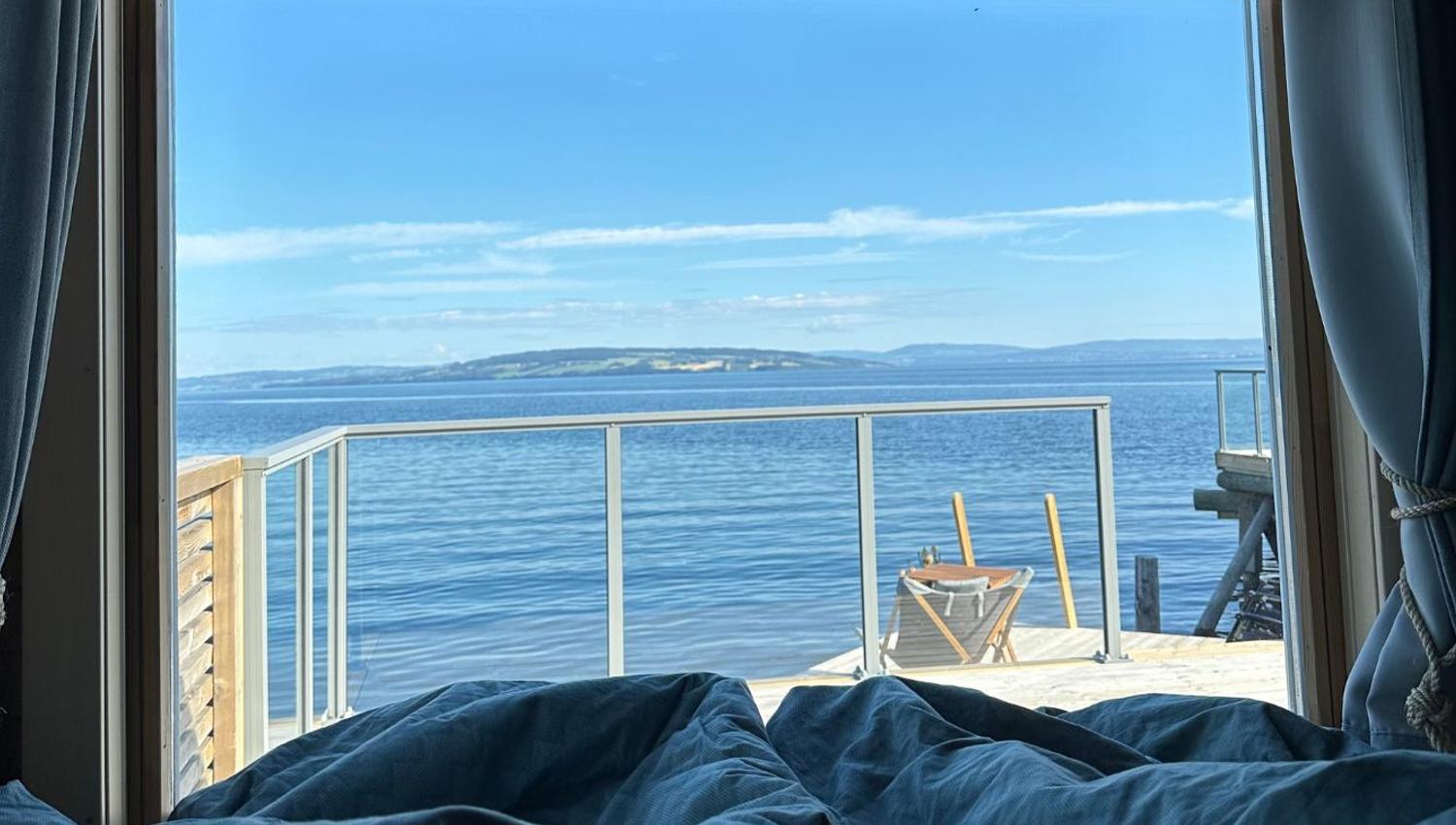 Panoramahytter i Evjua Strandpark, utsikt