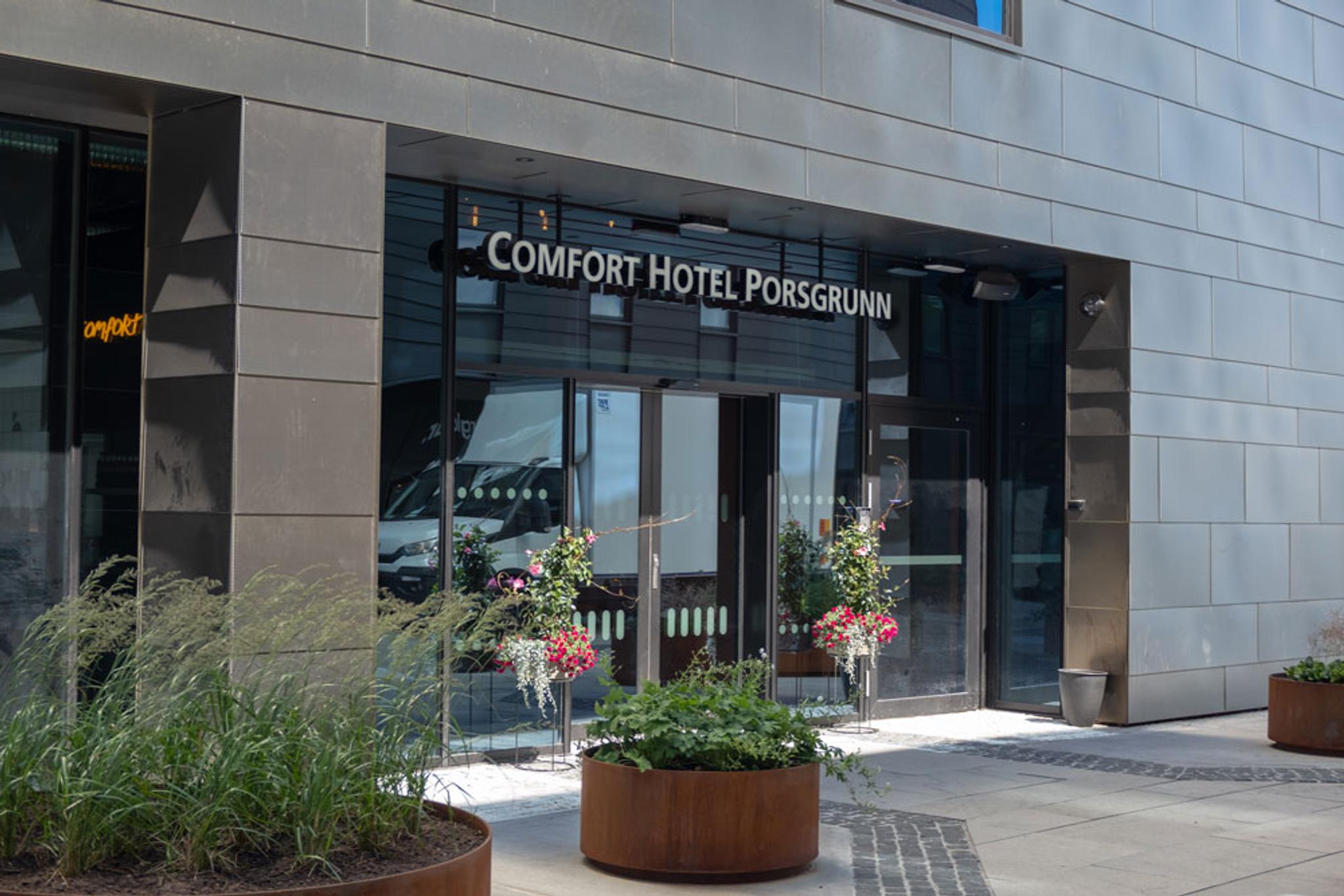 inngang til Comfort Hotel Porsgrunn