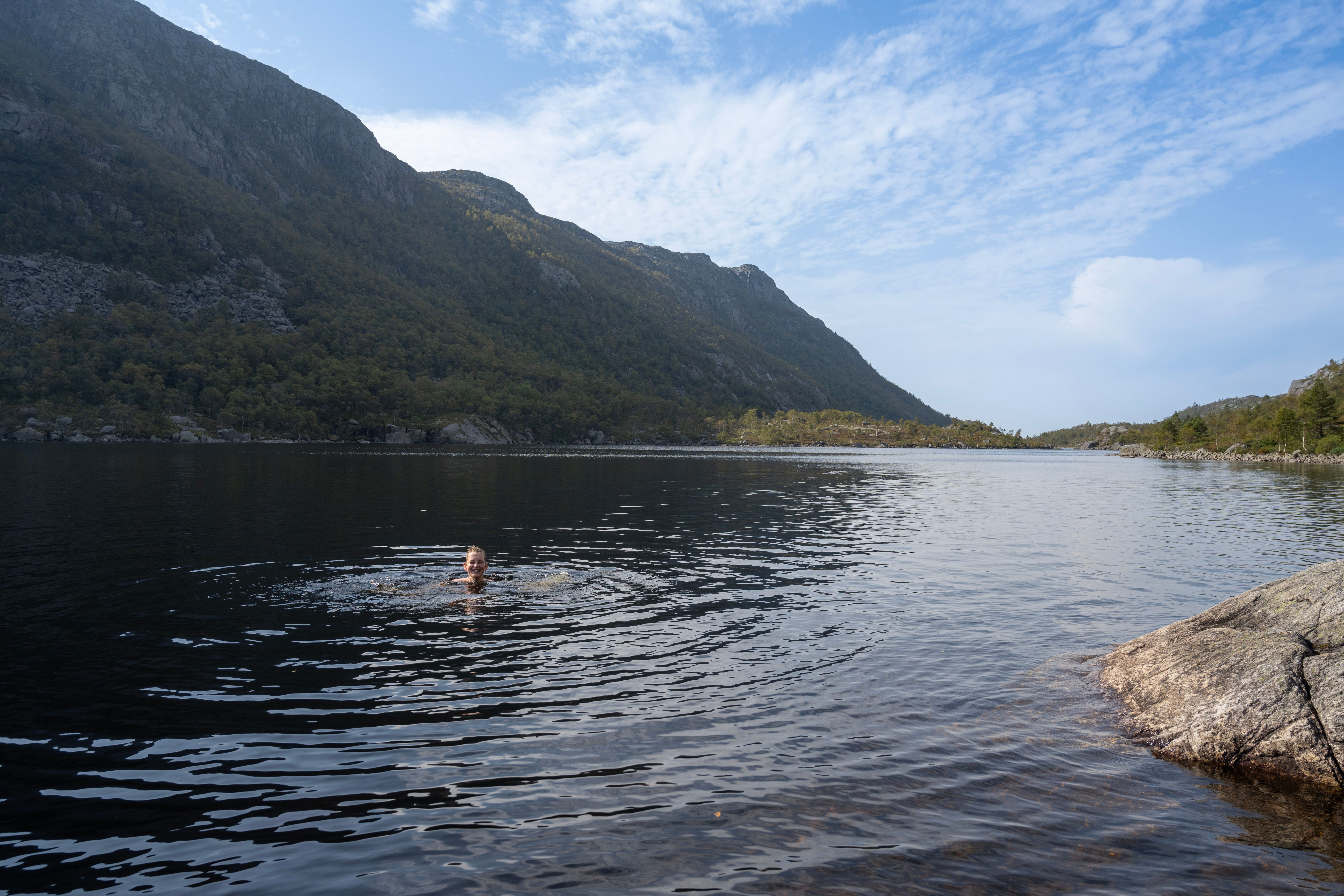 Cool off with a bath in the summer