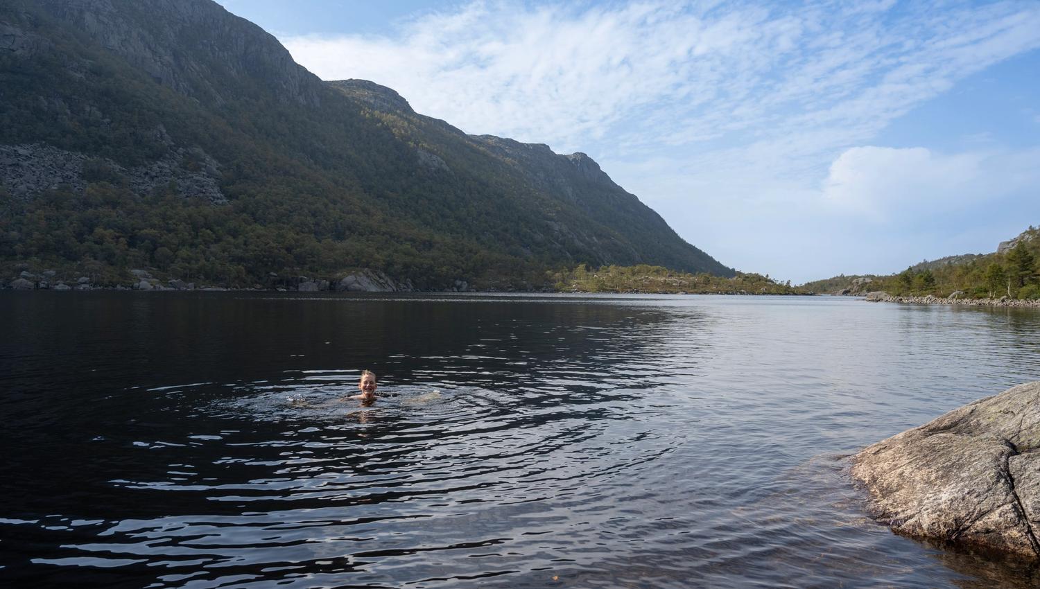 Cool off with a bath in the summer