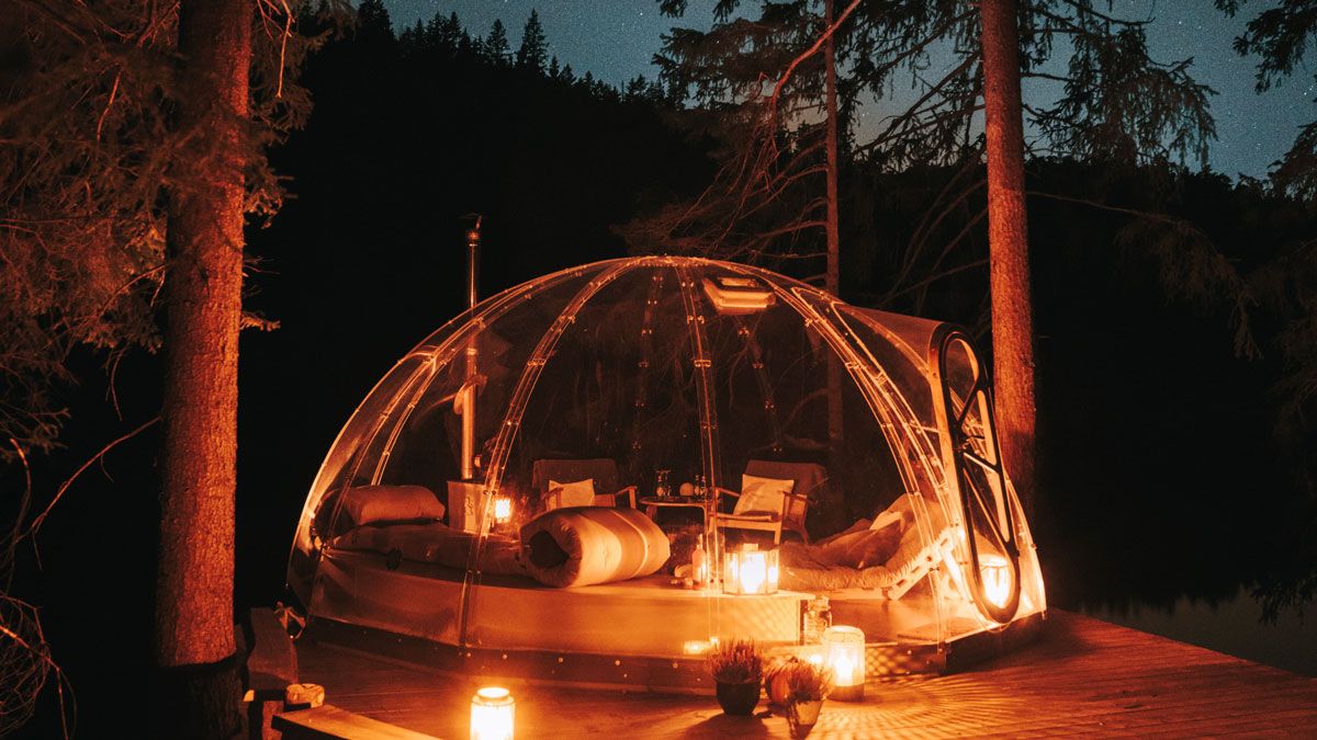 evening mood igloo from Hvilepust