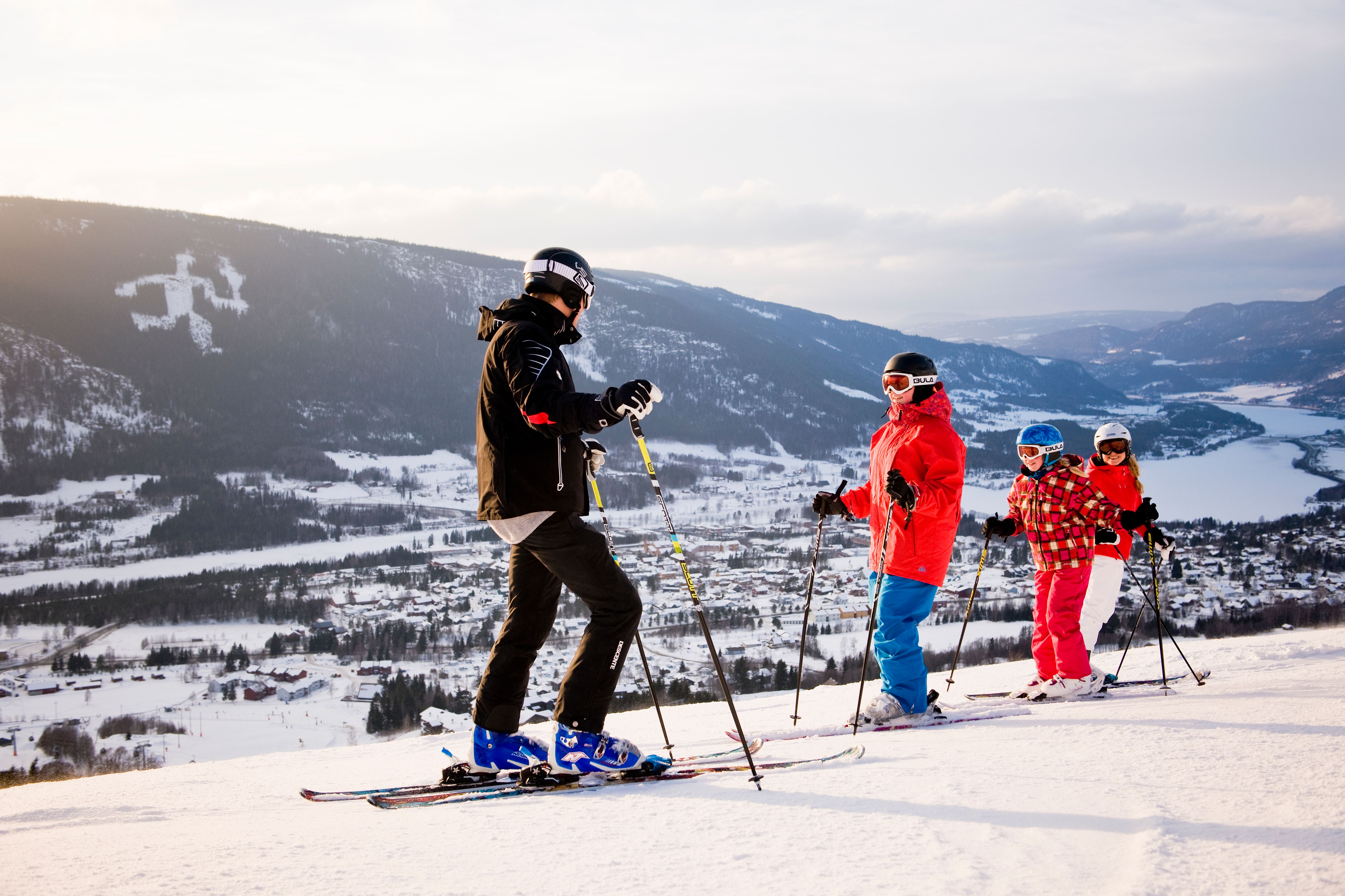 Alpine skiing in Hafjell