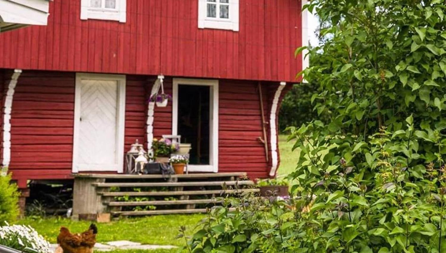 Rødt stabbur