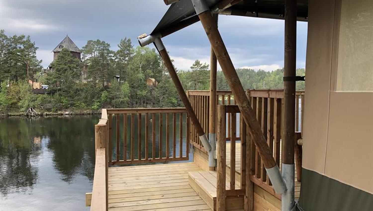 Dyreparken Safaricamp veranda
