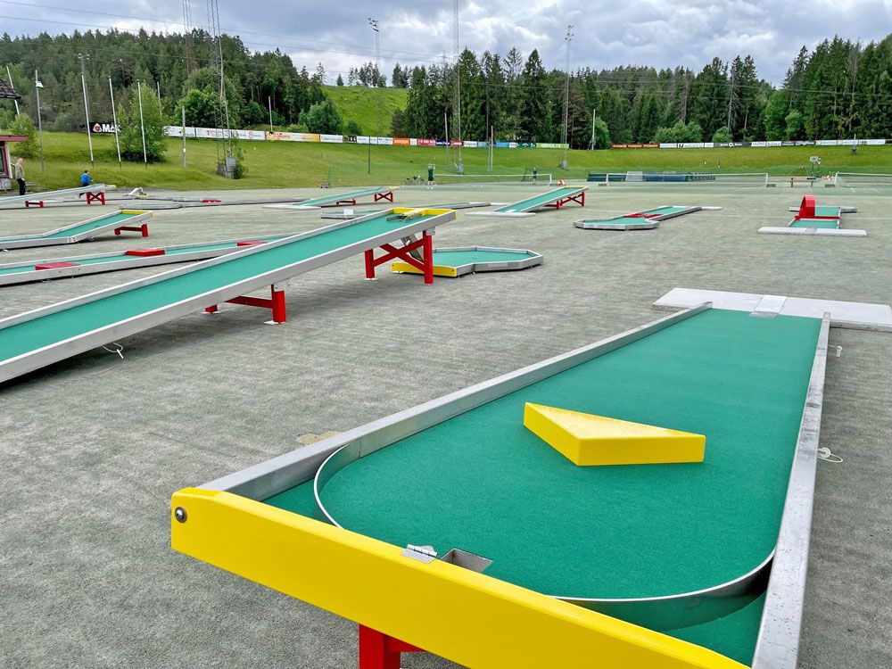 minigolf på Skien fritidspark